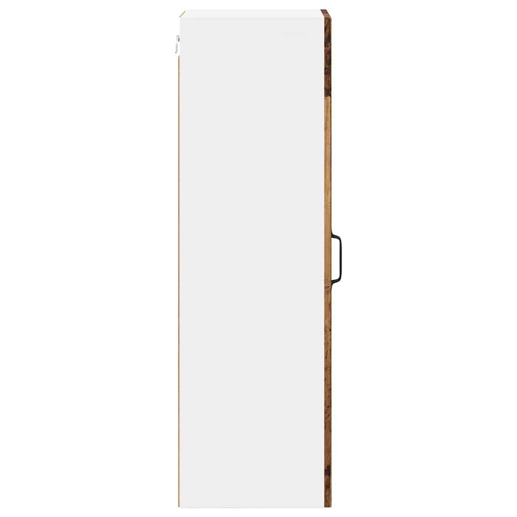 Dulap suspendat de bucatarie cu usa Lemn Vechi 30 x 31 x 100 cm — imaginea 8