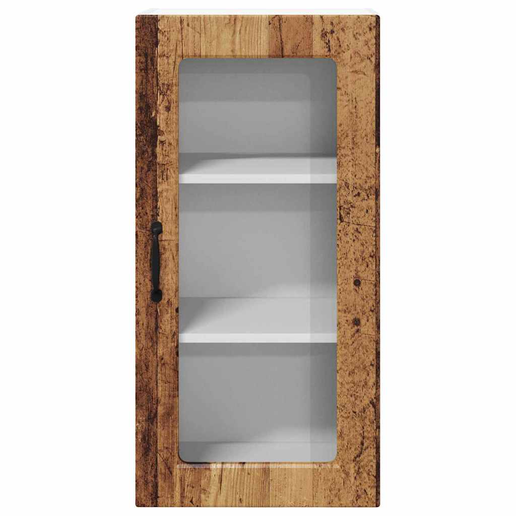 Dulap suspendat de bucatarie cu raft Lemn Vechi 40 x 31 x 80 cm — imaginea 7