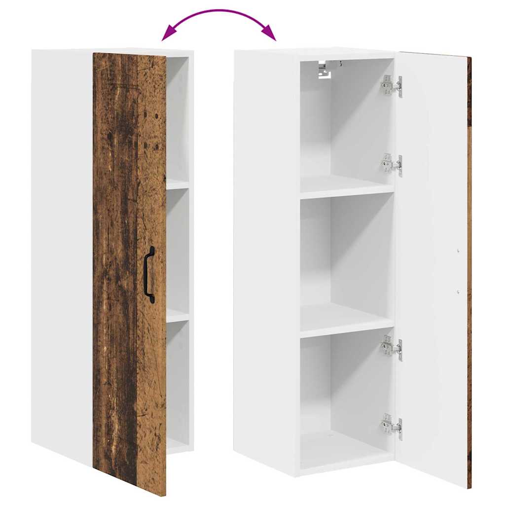 Dulap suspendat de bucatarie cu usa Lemn Vechi 30 x 31 x 100 cm — imaginea 12