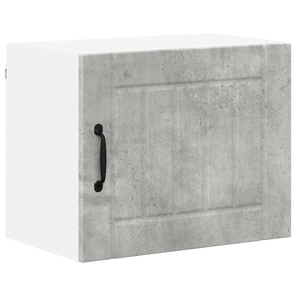 Dulap suspendat de bucatarie Gri din beton 50 x 31 x 40 cm