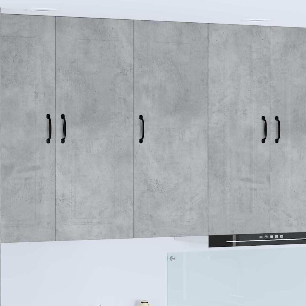 Dulap suspendat de bucatarie Gri din beton 40 x 31 x 100 cm — imaginea 2