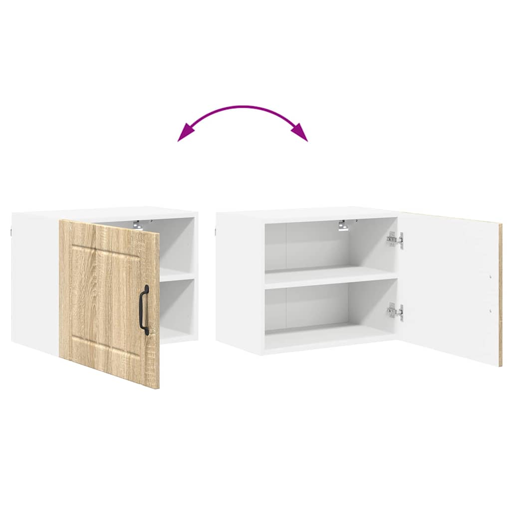Dulap suspendat de bucatarie Stejar Sonoma 50 x 31 x 40 cm — imaginea 12