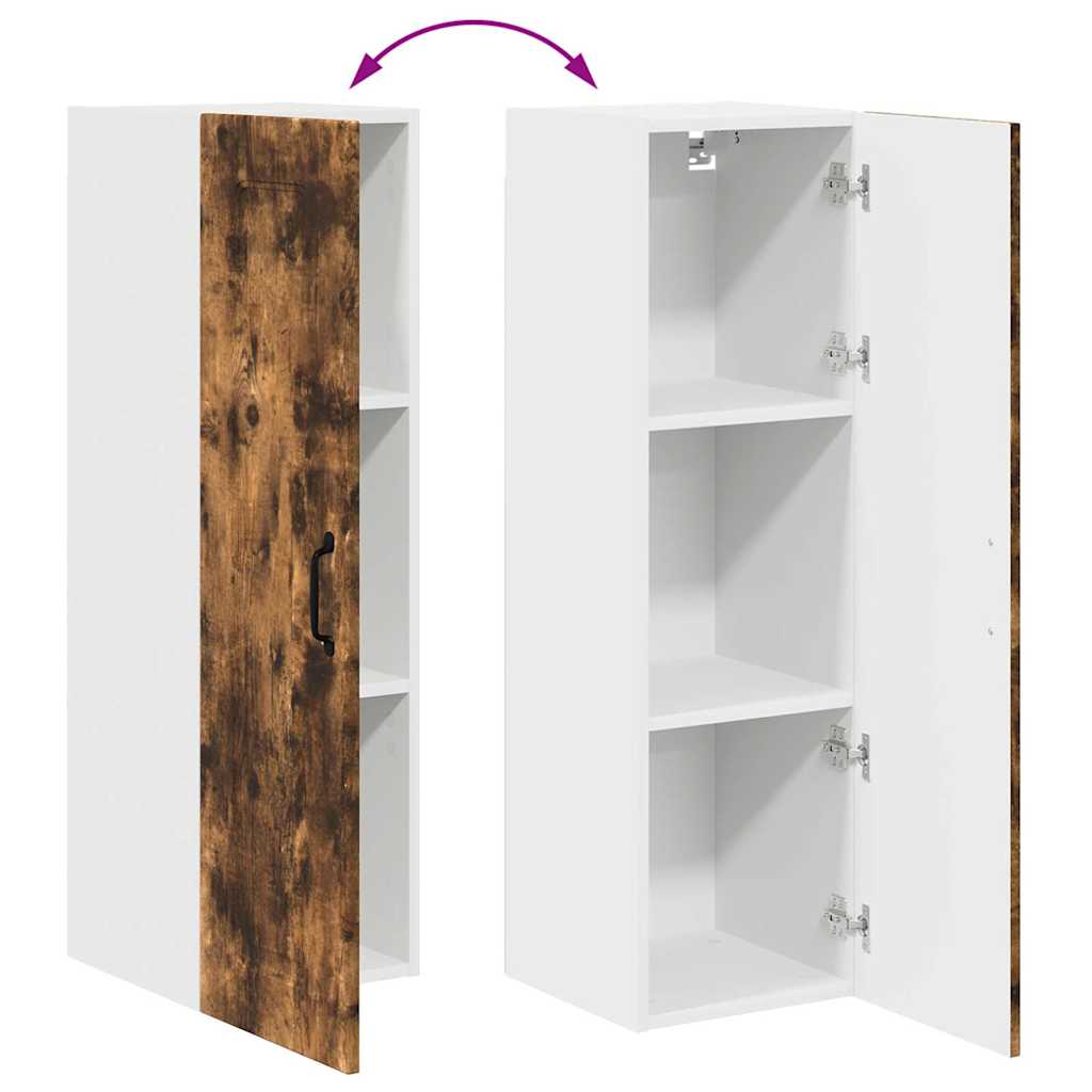 Dulap suspendat de bucatarie Stejar fumuriu 30 x 31 x 100 cm — imaginea 12