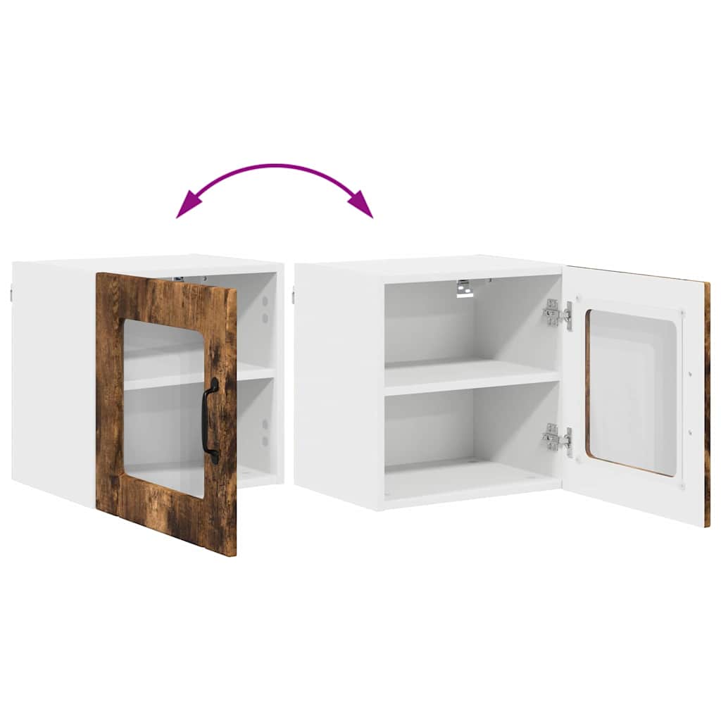 Dulap suspendat de bucatarie Stejar fumuriu 40 x 31 x 40 cm — imaginea 12