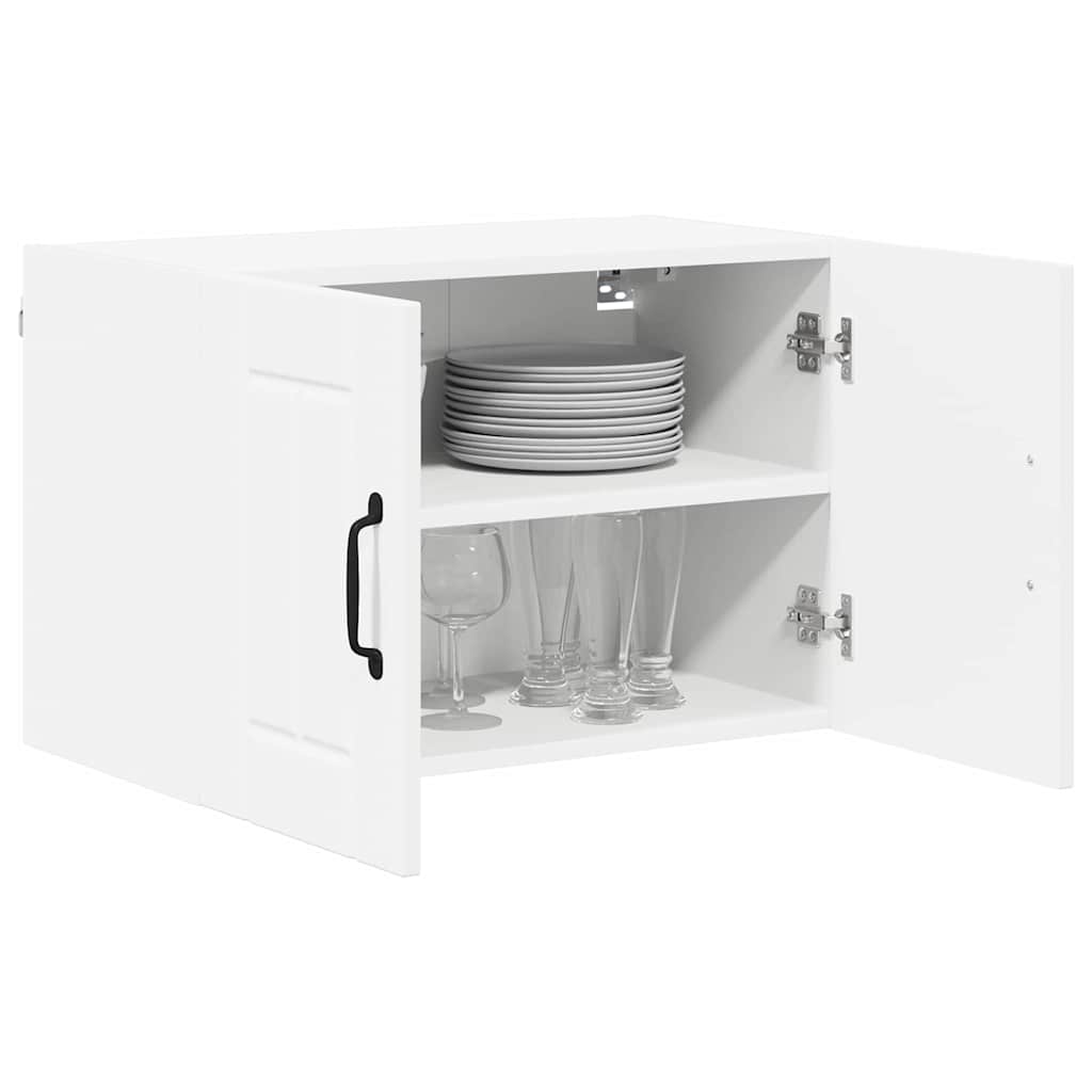 Dulap suspendat de bucatarie cu raft 2 pcs Alb 60 x 31 x 40 cm — imaginea 4