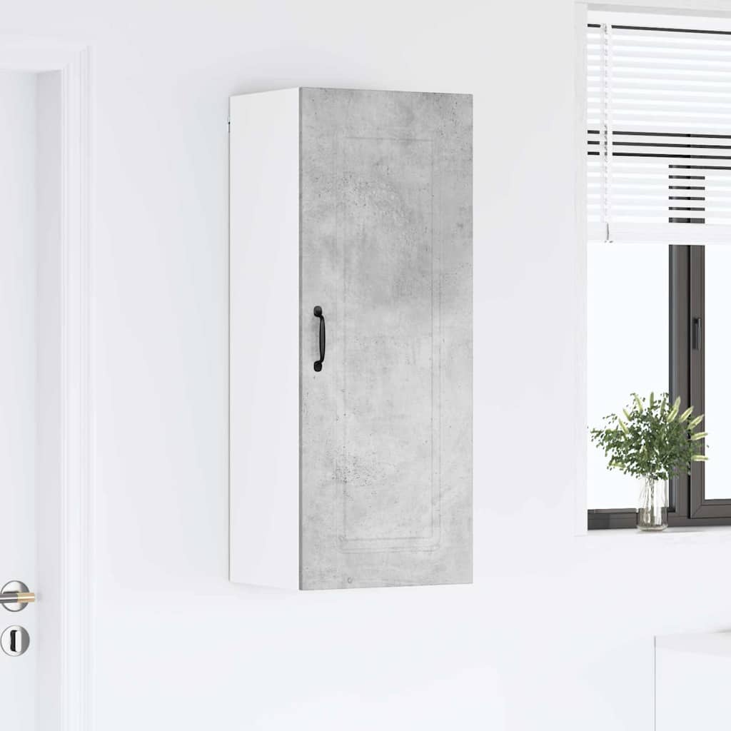 Dulap suspendat de bucatarie Gri din beton 40 x 31 x 100 cm — imaginea 5