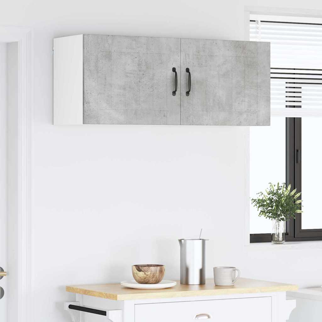 Dulap suspendat de bucatarie Gri din beton 50 x 31 x 40 cm — imaginea 5