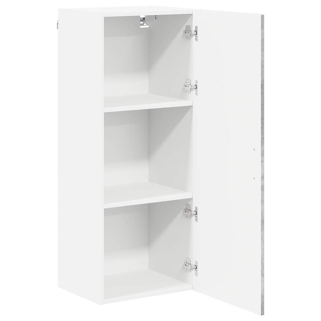 Dulap suspendat de bucatarie Gri din beton 40 x 31 x 100 cm — imaginea 6