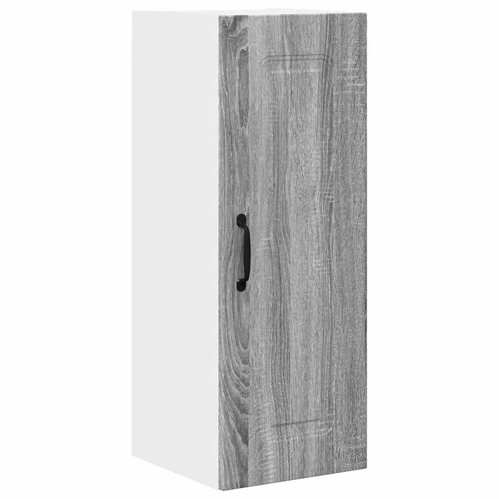 Dulap suspendat de bucatarie 2 pcs Gri Sonoma 30 x 31 x 80 cm — imaginea 6