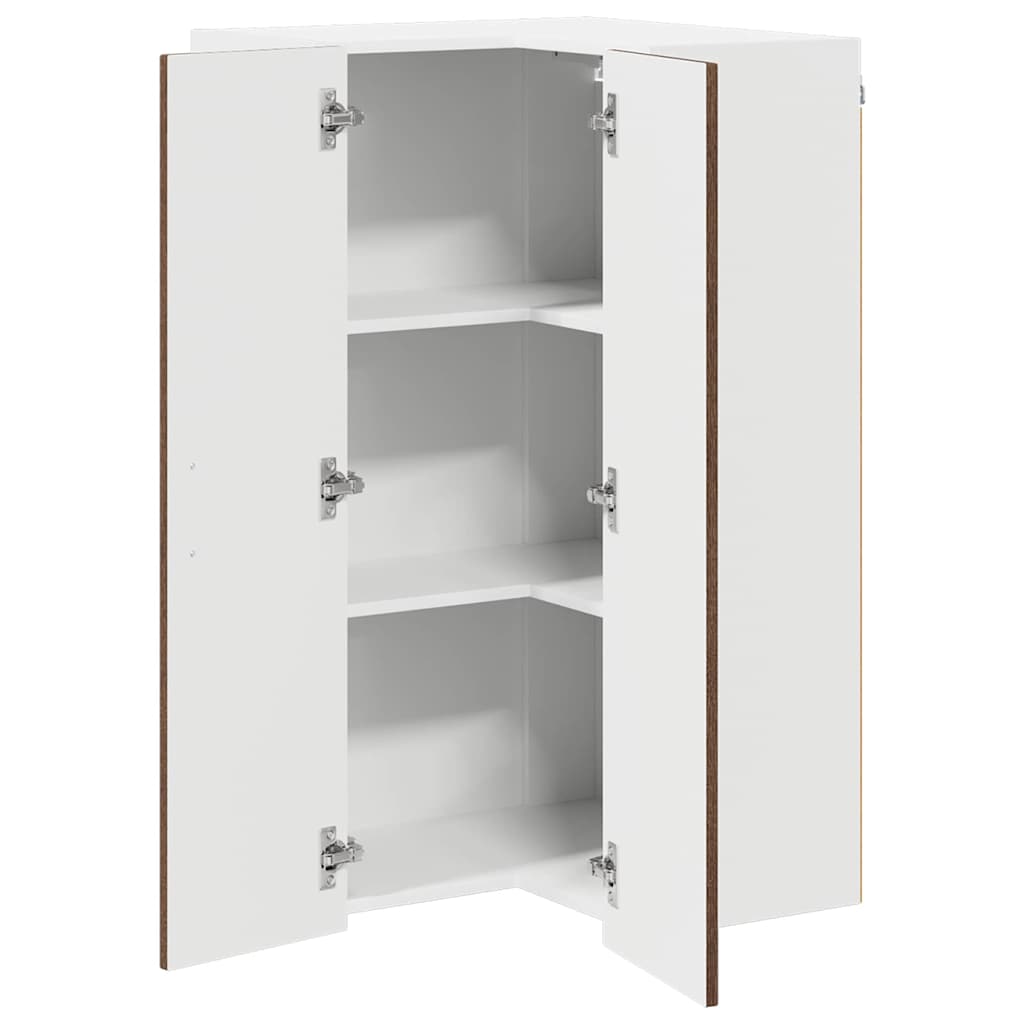 Dulap suspendat de bucatarie Stejar inchis 57 x 57 x 100 cm — imaginea 6
