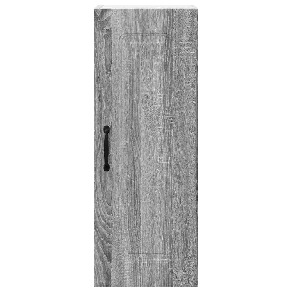 Dulap suspendat de bucatarie 2 pcs Gri Sonoma 30 x 31 x 80 cm — imaginea 8