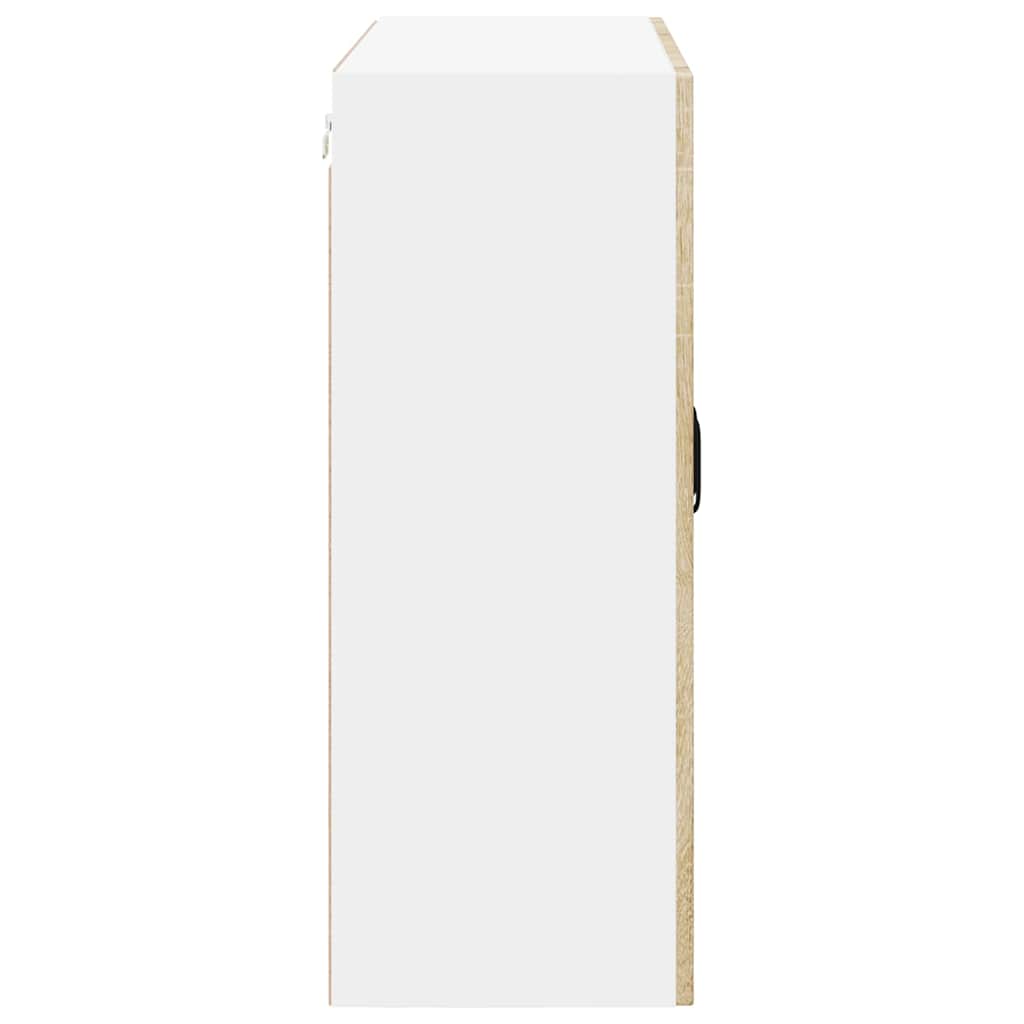 Dulap suspendat de bucatarie Stejar Sonoma 80 x 31 x 80 cm — imaginea 8