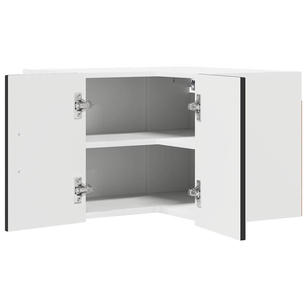 Dulap suspendat de bucatarie cu raft Negru 57 x 57 x 40 cm — imaginea 6