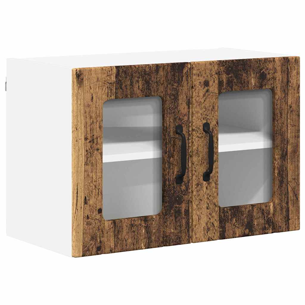 Dulap suspendat de bucatarie 2 pcs Lemn Vechi 60 x 31 x 40 cm — imaginea 6