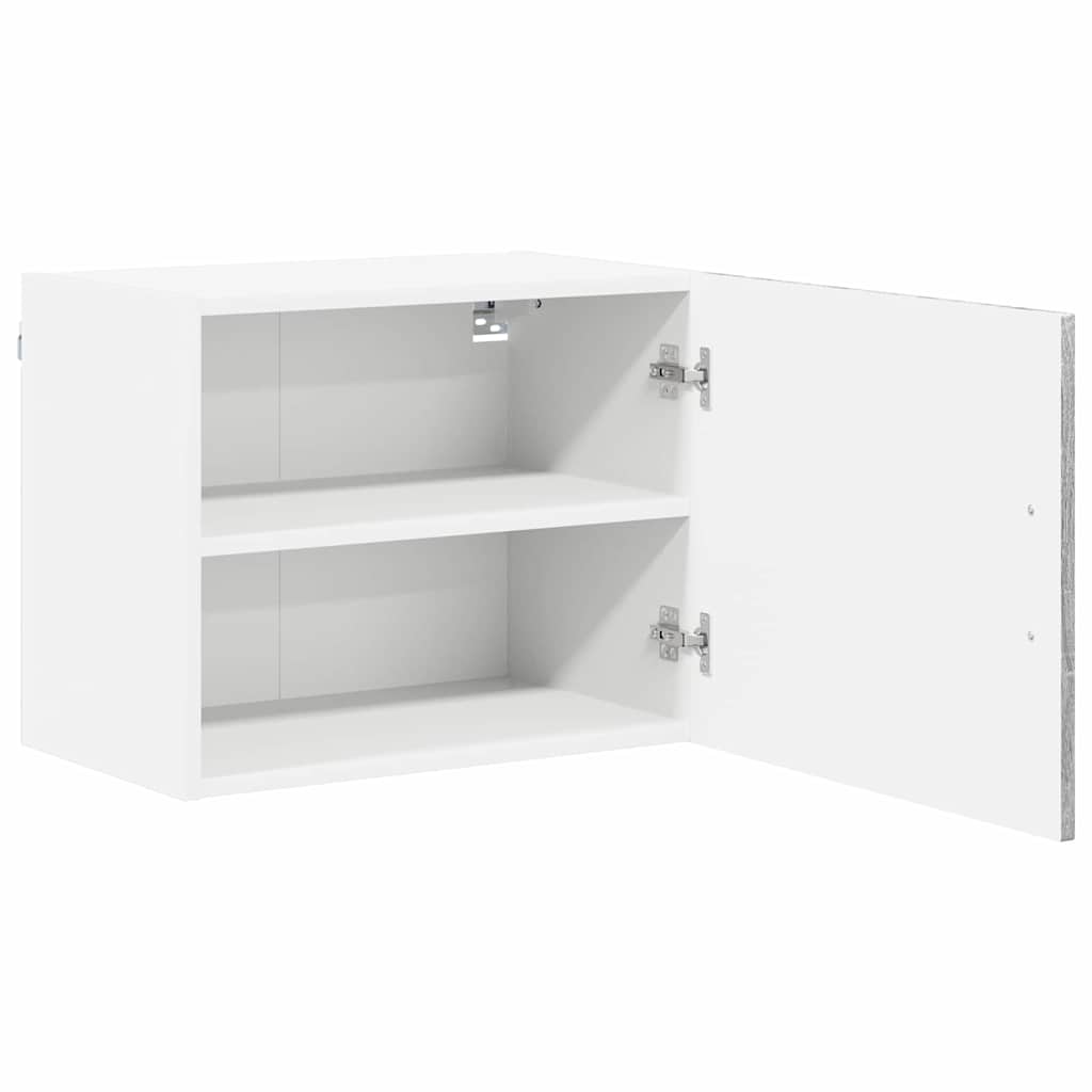 Dulap suspendat de bucatarie cu raft Gri Sonoma 50 x 31 x 40 cm — imaginea 6