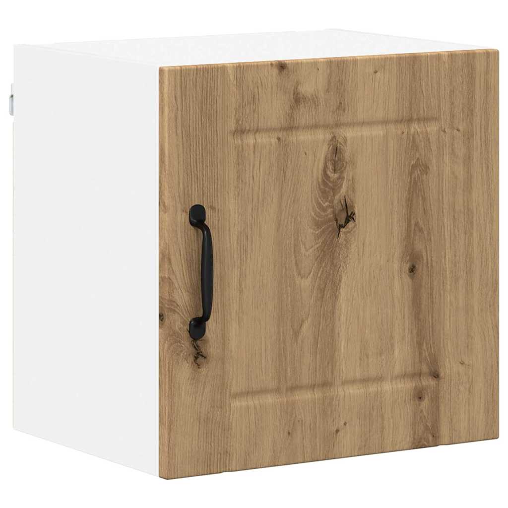 Dulap suspendat de bucatarie cu raft 2 pcs Stejar Artizanal — imaginea 6