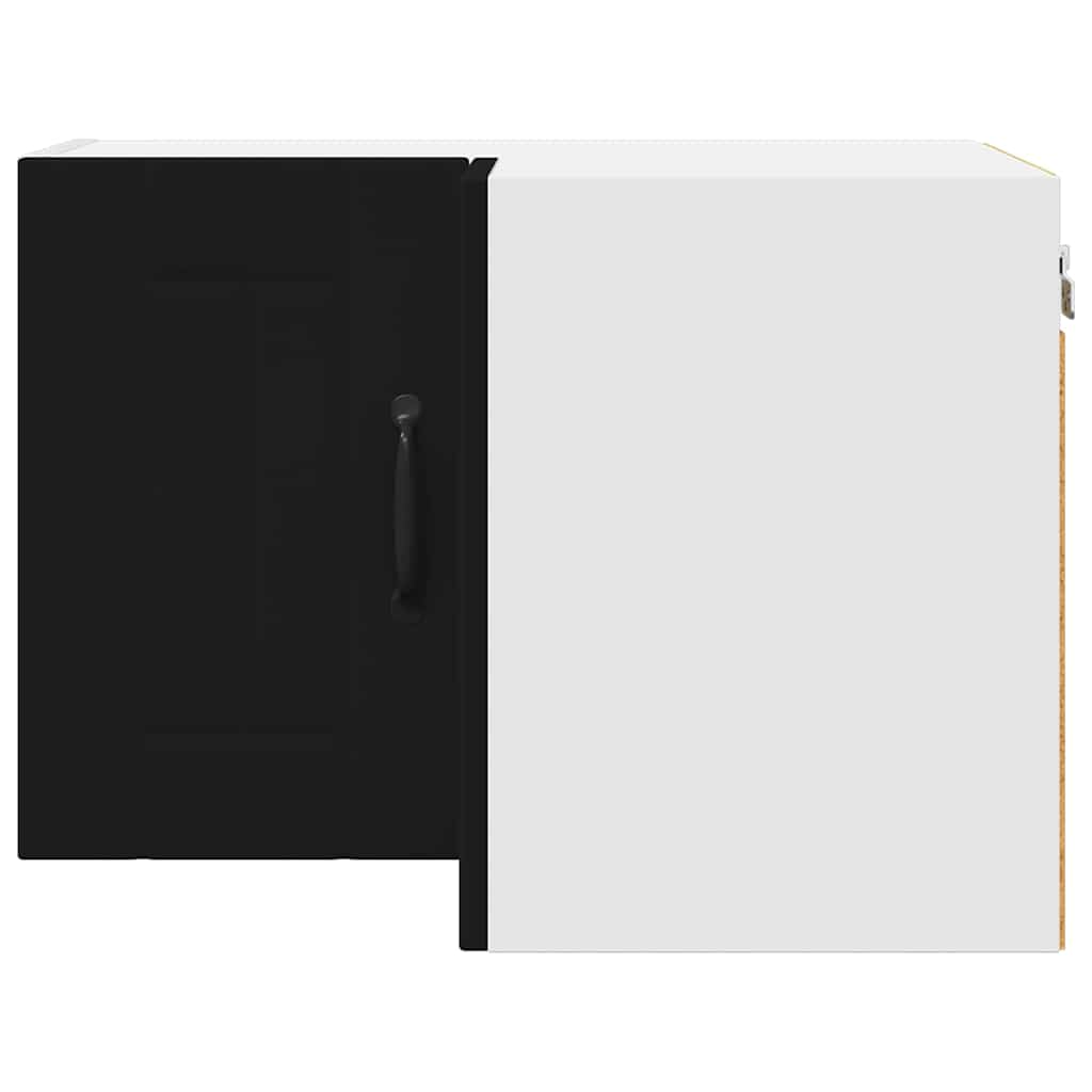Dulap suspendat de bucatarie cu raft Negru 57 x 57 x 40 cm — imaginea 7