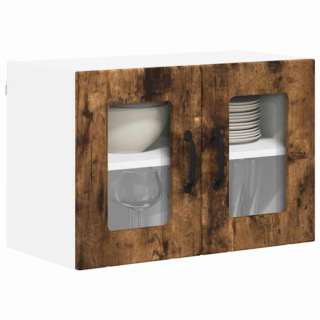 Dulap suspendat de bucatarie Stejar fumuriu 60 x 31 x 40 cm — imaginea 4