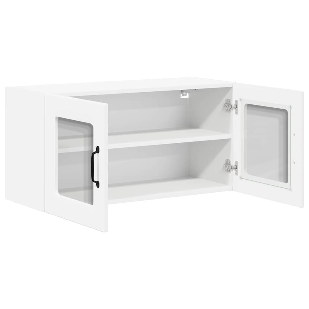 Dulap suspendat de bucatarie Alb 80 x 31 x 40 cm Lemn compozit — imaginea 6