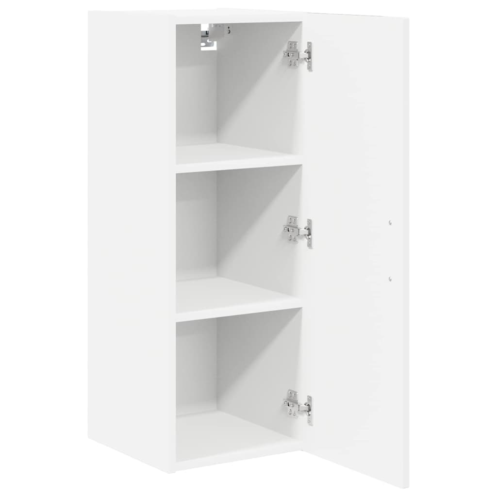 Dulap suspendat de bucatarie cu raft 2 pcs Alb 30 x 31 x 80 cm — imaginea 7
