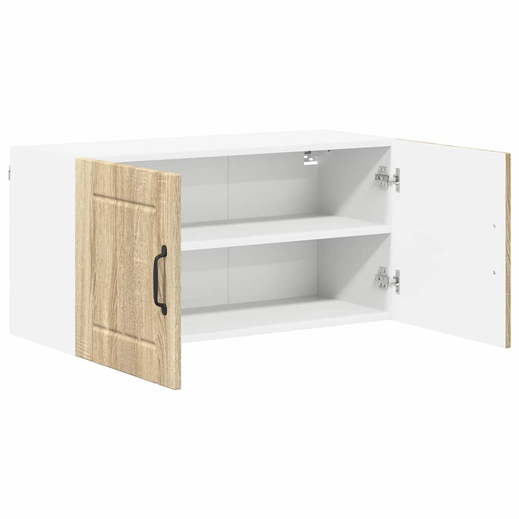 Dulap suspendat de bucatarie Stejar Sonoma 80 x 31 x 40 cm — imaginea 6