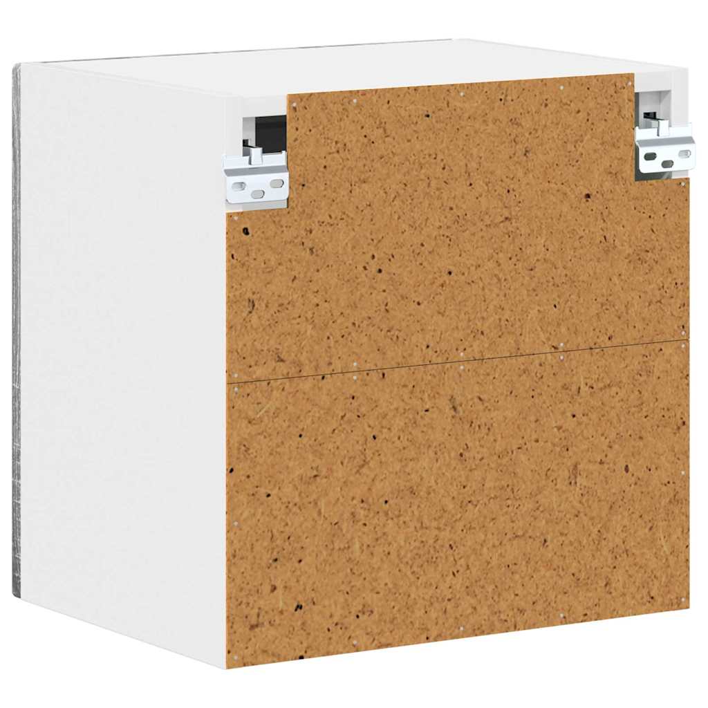 Dulap suspendat de bucatarie cu raft Gri Sonoma 40 x 31 x 40 cm — imaginea 9
