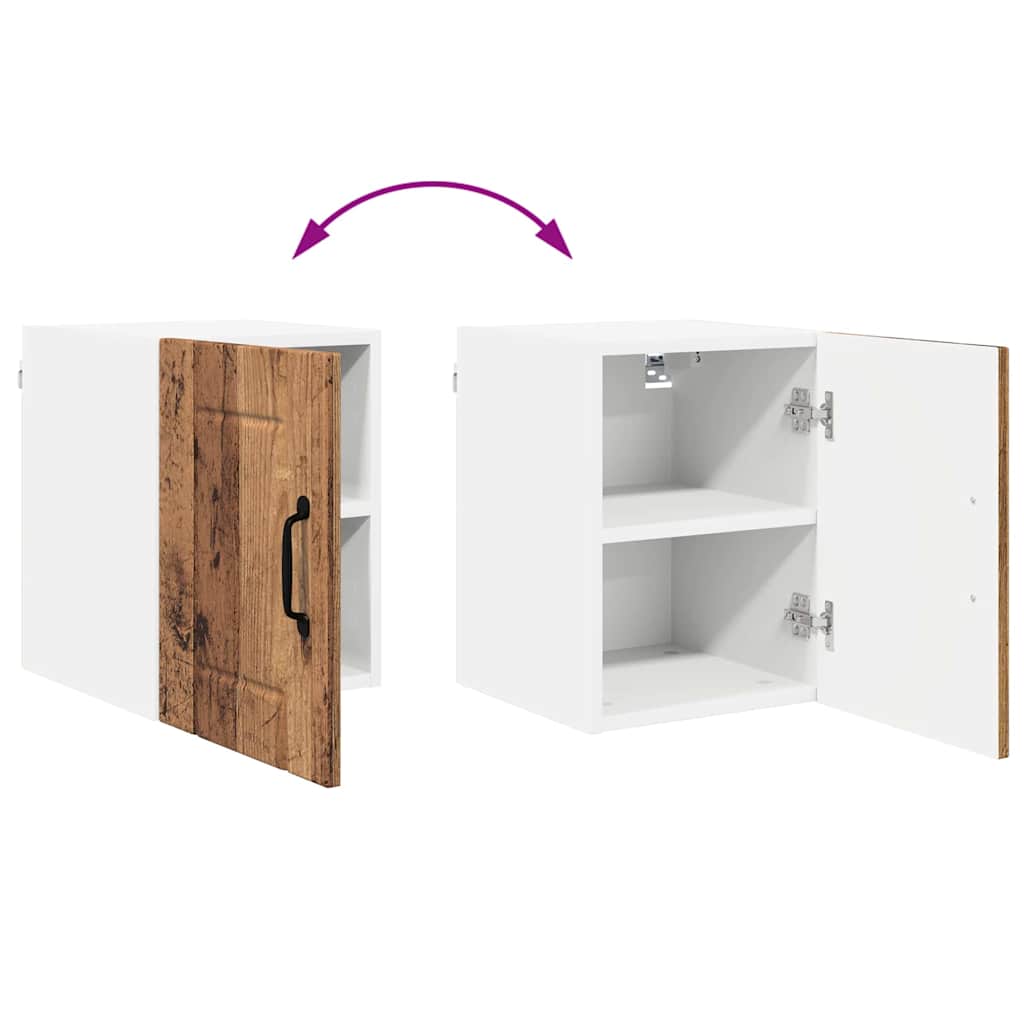 Dulap suspendat de bucatarie 2 pcs Lemn Vechi 30 x 31 x 40 cm — imaginea 13