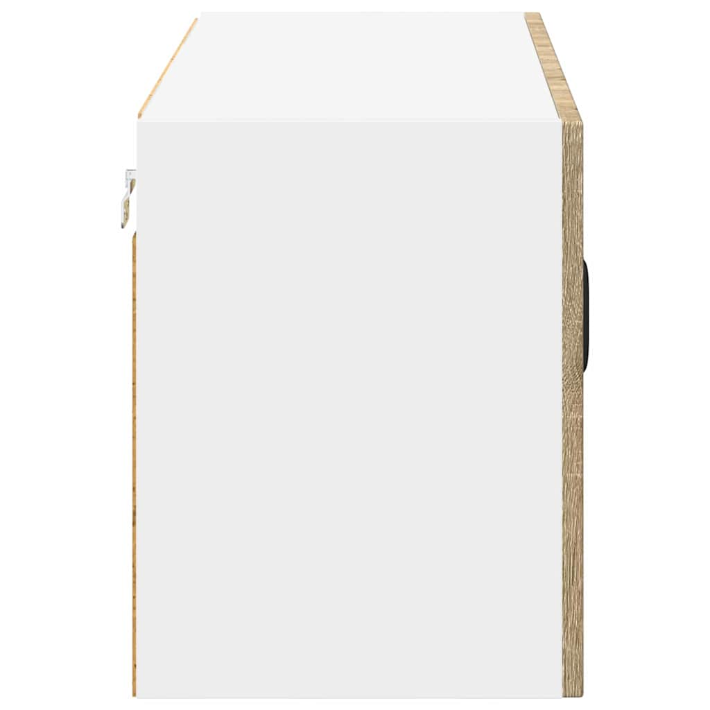 Dulap suspendat de bucatarie Stejar Sonoma 80 x 31 x 40 cm — imaginea 8
