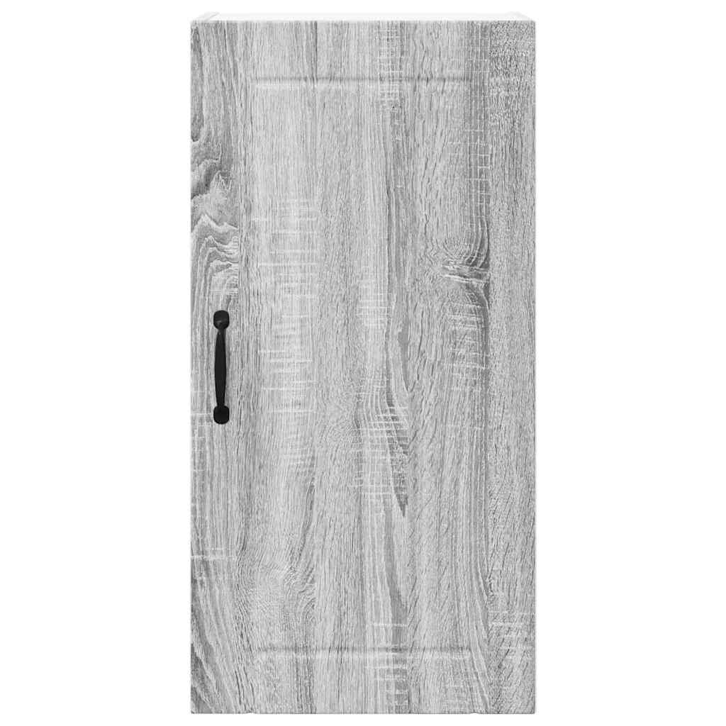Dulap suspendat de bucatarie cu raft Gri Sonoma 40 x 31 x 80 cm — imaginea 7