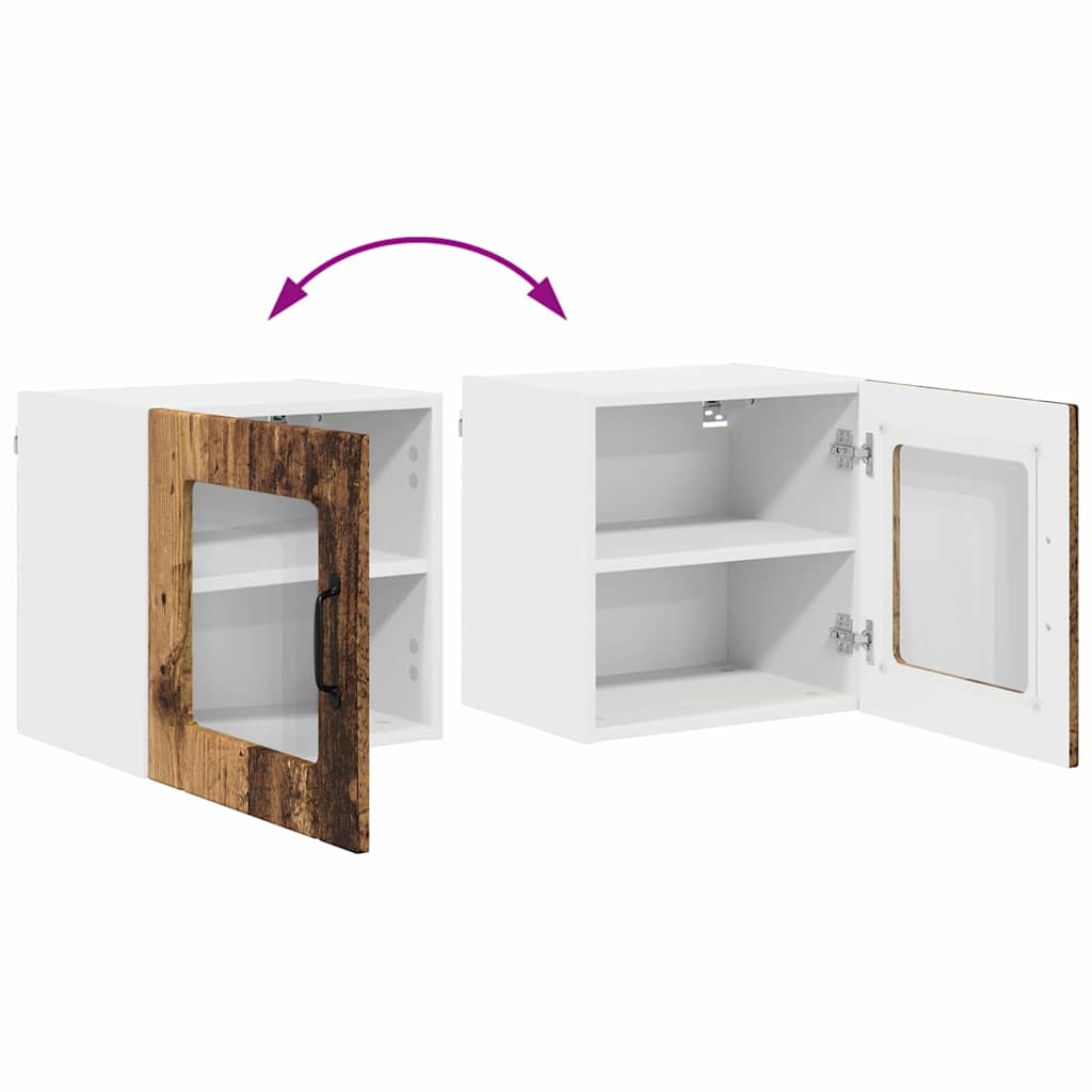 Dulap suspendat de bucatarie cu raft Lemn Vechi 40 x 31 x 40 cm — imaginea 12