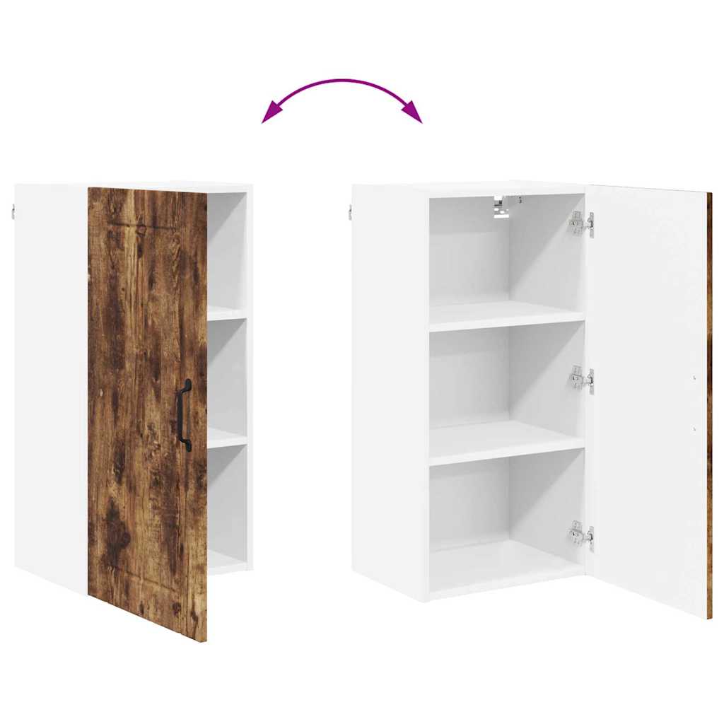 Dulap suspendat de bucatarie Stejar fumuriu 40 x 31 x 80 cm — imaginea 12