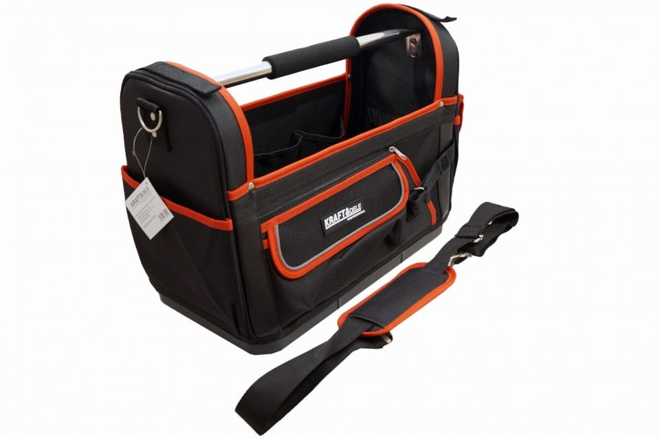 Geanta pentru scule 9 buzunare 3 interior 6 exterior KraftDele MX2050 — imaginea 2