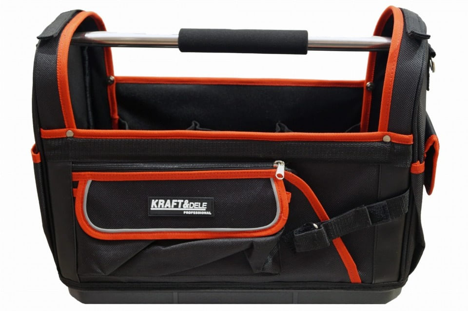 Geanta pentru scule 9 buzunare 3 interior 6 exterior KraftDele MX2050 — imaginea 6