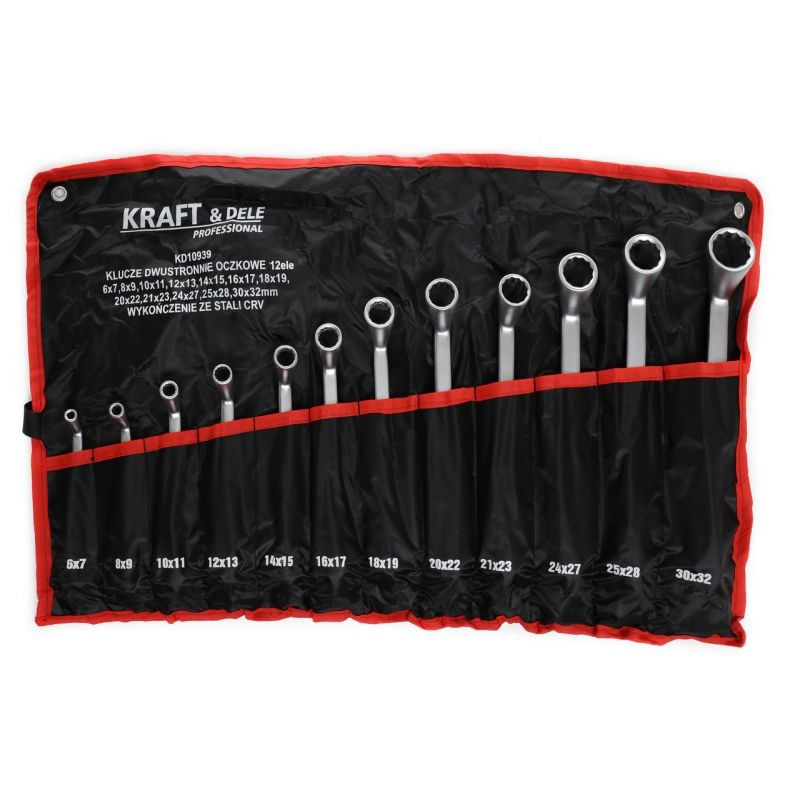 Set chei inelare 12 piese 6 - 32 mm KraftDele KD10939 TBC — imaginea 4