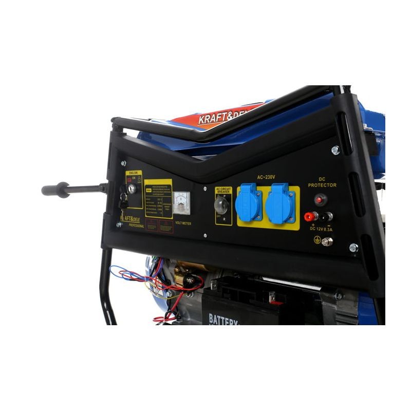 Generator curent monofazat, 5000W 12/230V, KD145, Kraft&Dele