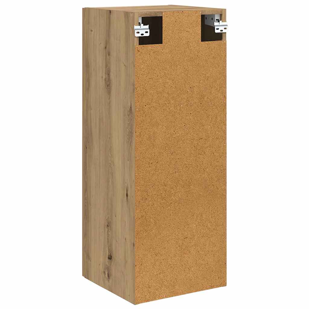 Dulap montat pe perete Stejar Artizanal 34,5 x 34 x 90 cm — imaginea 9