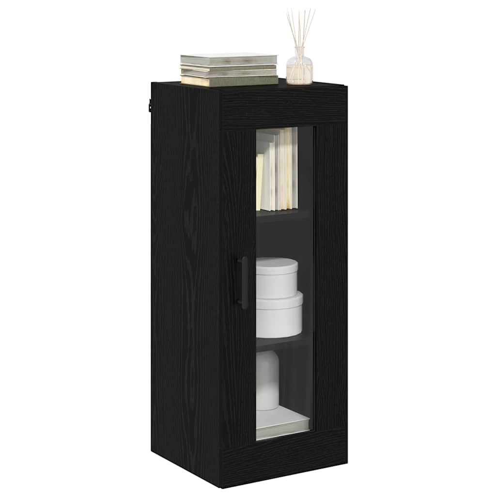 Dulap montat pe perete Stejar Negru 34,5 x 34 x 90 cm — imaginea 4