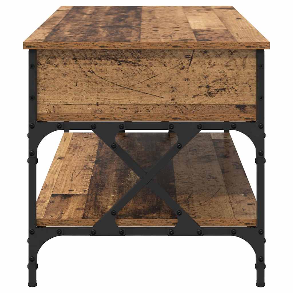 Masa de cafea Lemn Vechi 100 x 50 x 50 cm Lemn compozit — imaginea 8
