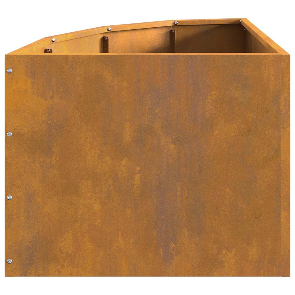 Ghiveci de colt Ruginit 45 x 45 x 35 cm — imaginea 8