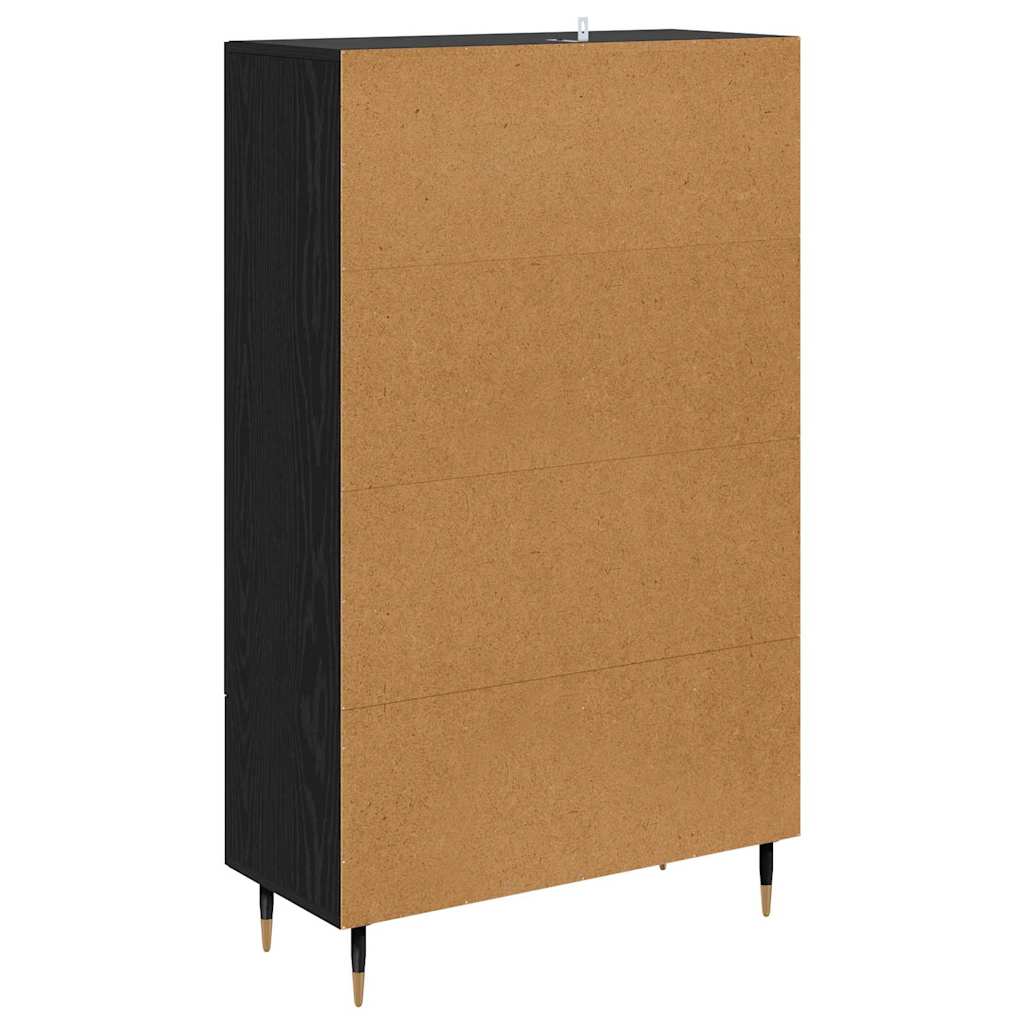 Bufet cu sertar Stejar Negru 69,5 x 31 x 115 cm Lemn compozit — imaginea 9