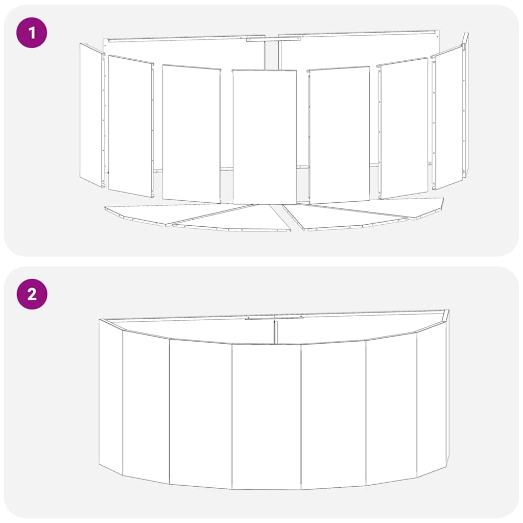 Jardiniera Verde masliniu 120 x 60 x 50 cm Otel — imaginea 11