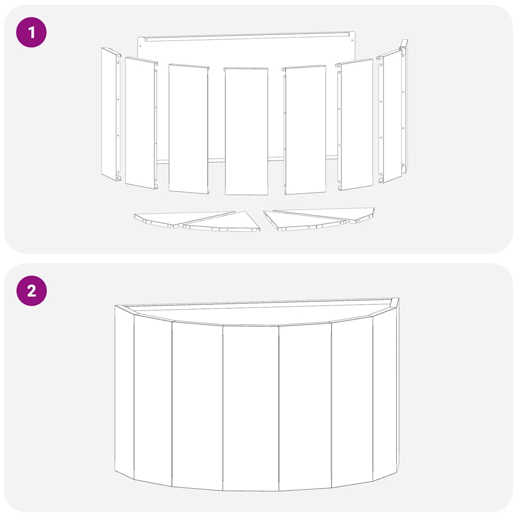 Jardiniera Antracit 60 x 30 x 35 cm Otel — imaginea 11