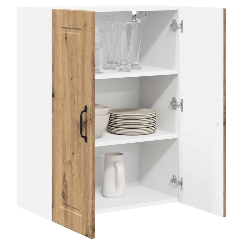 Dulap suspendat de bucatarie Stejar Artizanal 60 x 31 x 80 cm — imaginea 4