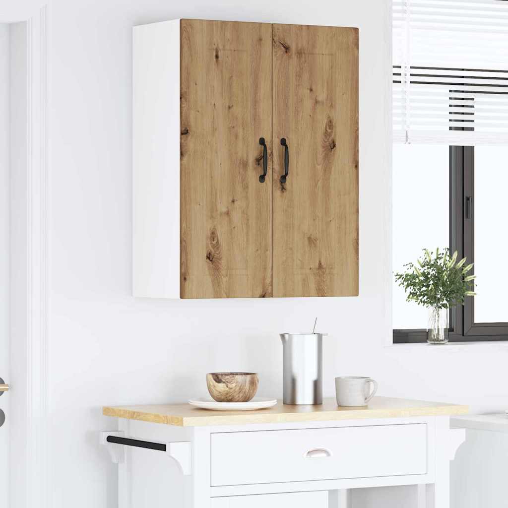 Dulap suspendat de bucatarie Stejar Artizanal 60 x 31 x 80 cm — imaginea 5