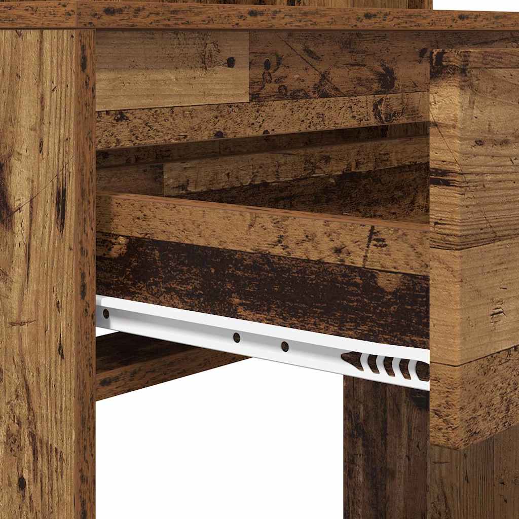 Mese de toaleta pentru dormitor Lemn Vechi 80 x 39,6 x 135 cm — imaginea 10