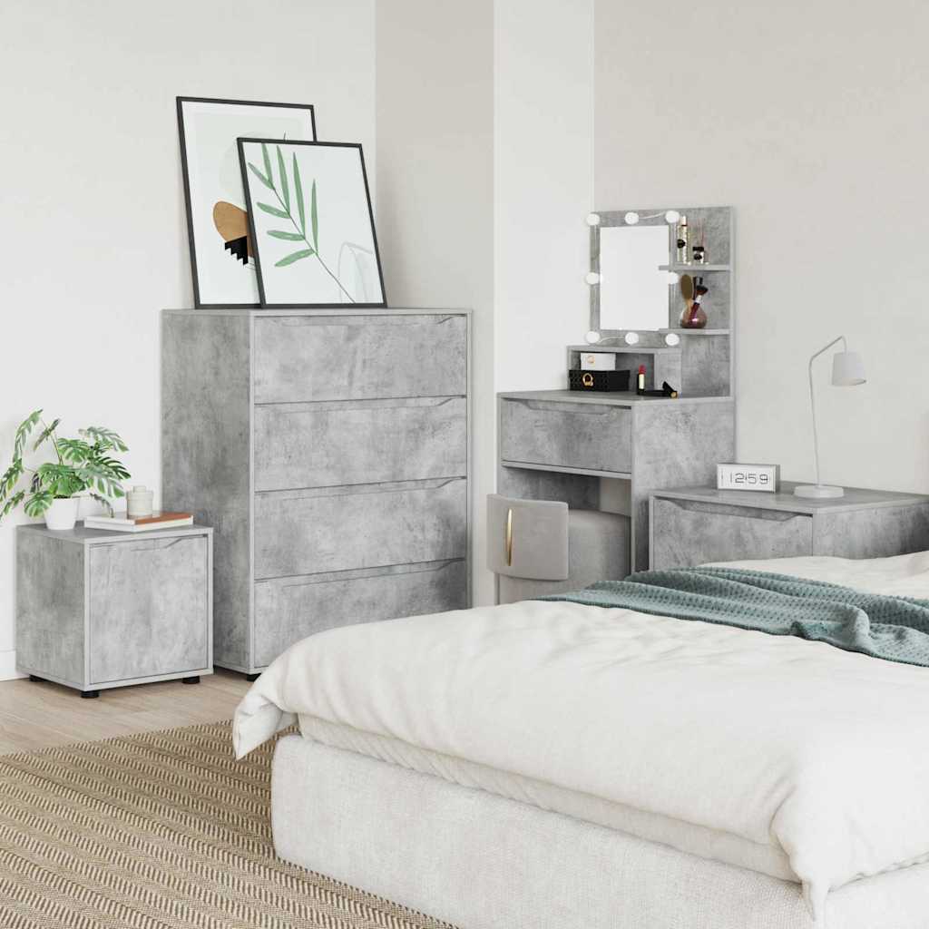 Dulap de Baie Gri din beton 40,5 x 40 x 44 cm Lemn compozit — imaginea 5
