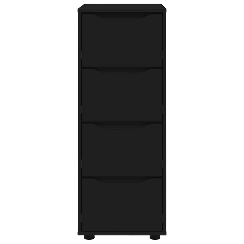 Dulap de depozitare Negru 40 x 48 x 105 cm Lemn compozit — imaginea 9