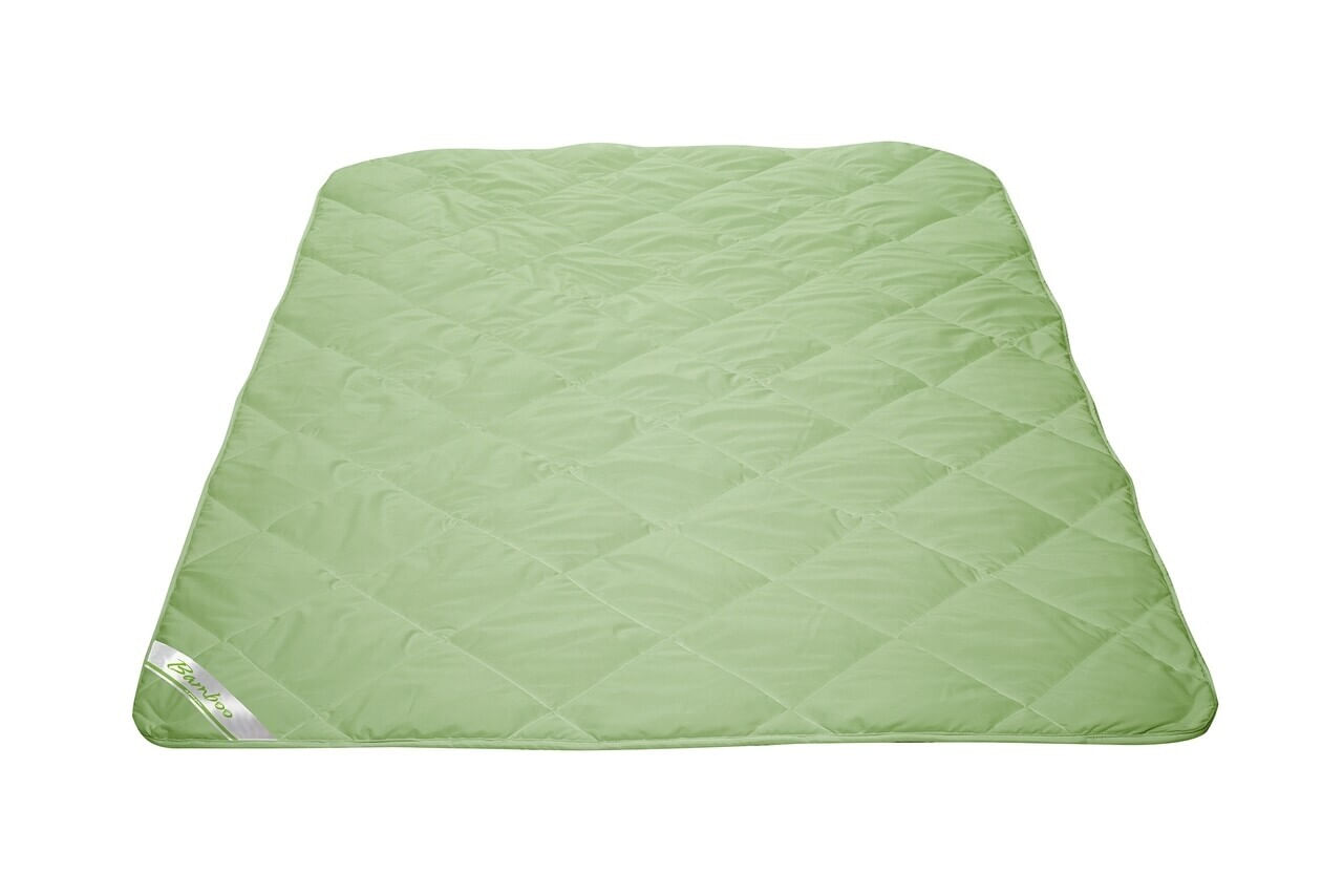 Pilota 4 Anotimpuri, Bamboo Sense, 140x200 cm, 250 g + 150 g, cu fibra de bambus, verde