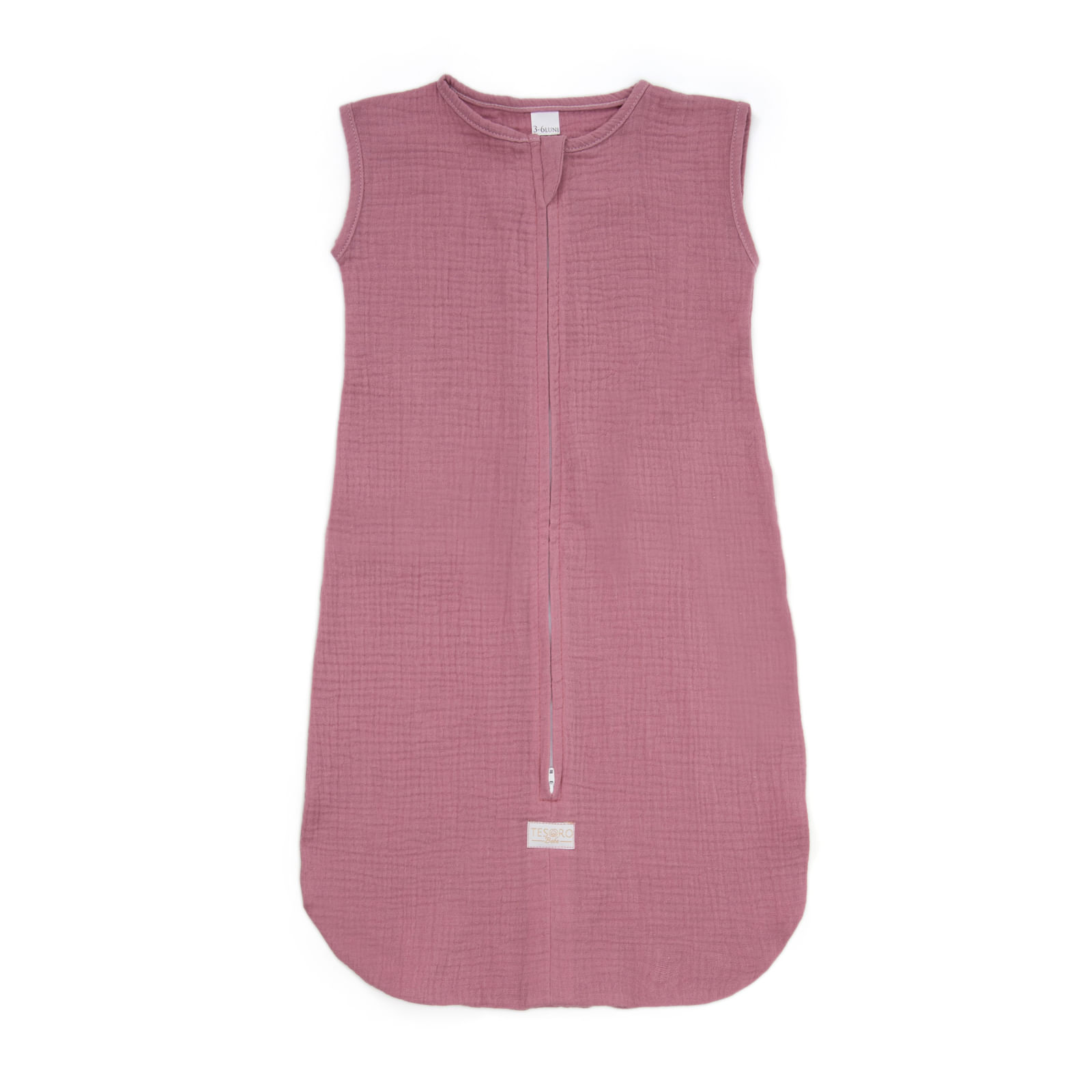 Sac de dormit din muselina premium, 0.3 tog roz