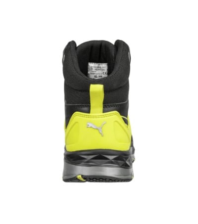 Bocanci pentru barbati, VELOCITY 2.0 YELLOW MID S12, Malfini Negru — imaginea 4